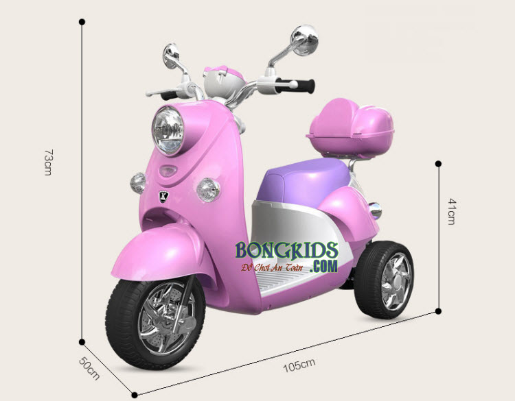 Kích thước xe máy điện vespa cao cấp