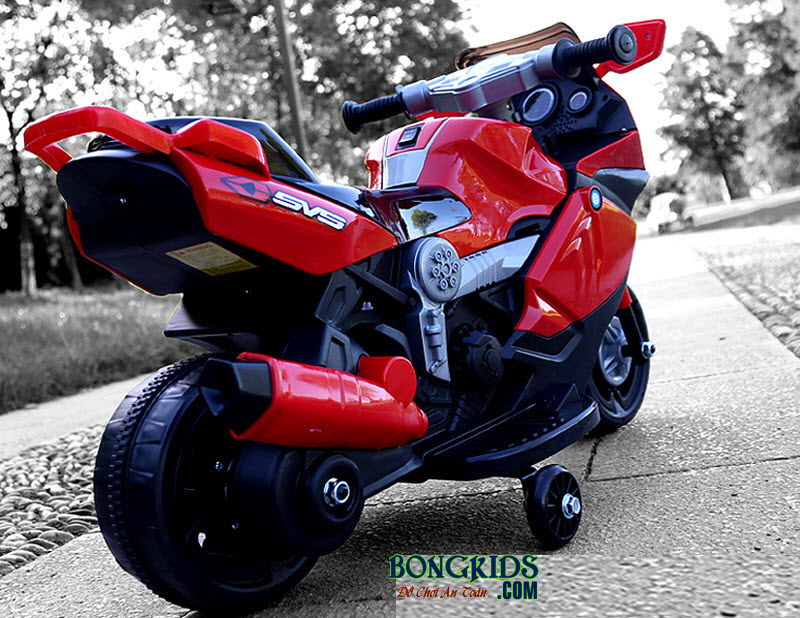 Xe máy điện trẻ em BMW-600 màu đỏ