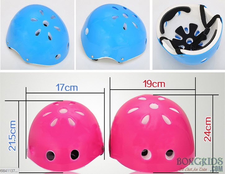 Mua mũ bảo hiểm cho bé