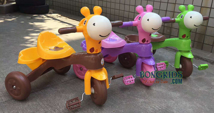 Xe 3 bánh cho bé con hươu 9888-2