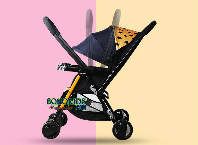 Xe đẩy cho bé Seebaby T11 có cần đẩy xoay 2 chiều