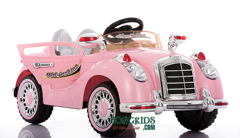 Xe hơi điện trẻ em HZB-1568 (12V - 2 động cơ) Xe hơi điện trẻ em HZB-1568 (12V - 2 động cơ) hồng