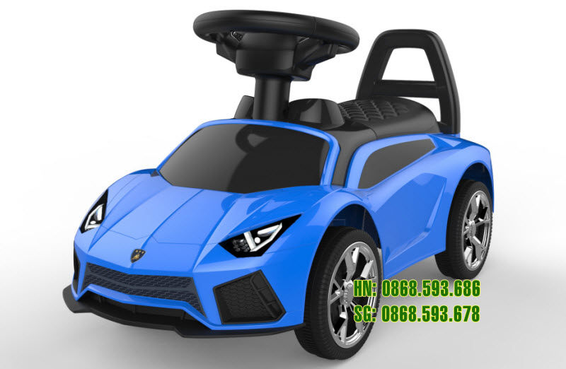 Xe chòi chân trẻ em Lamborghini 5188 màu xanh