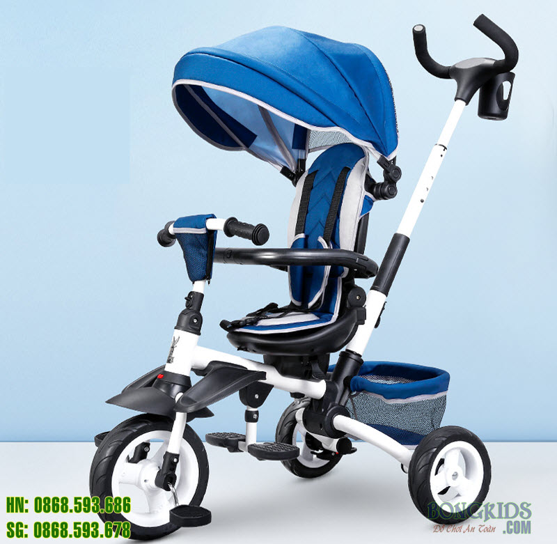 Xe đạp 3 bánh trẻ em JYT05-1 màu xanh