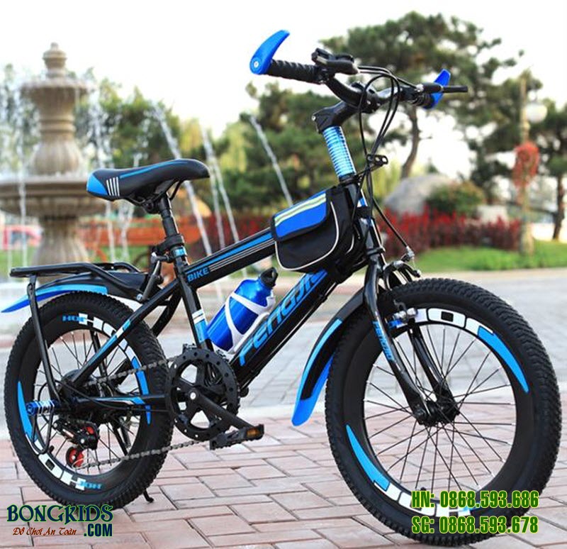 Xe đạp cho bé 2025 màu xanh dương Xe đạp cho bé 2025 màu xanh dương
