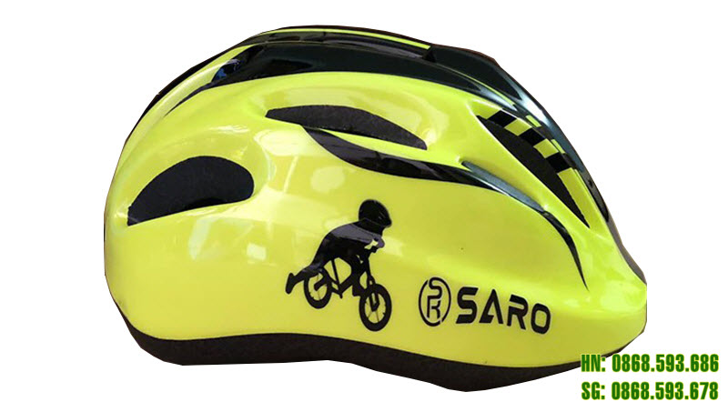 Mũ bảo hiểm Saro màu cốm