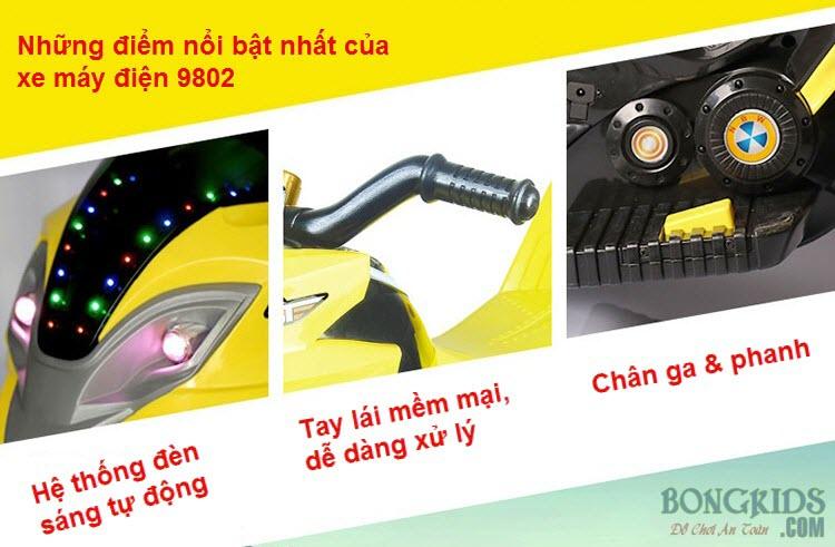 Những điểm nổi bật xe máy điện trẻ em 9802