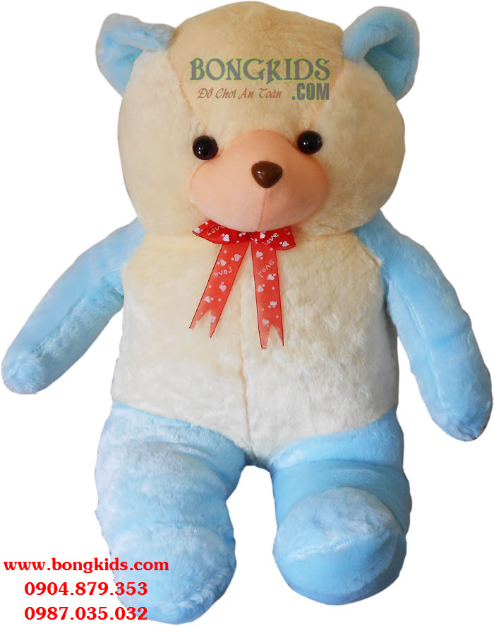 Gấu bông hai màu - bongkids.com