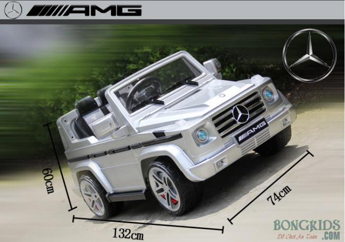 Kích thước xe ô tô điện trẻ em Mercedes - Benz G55 AMG