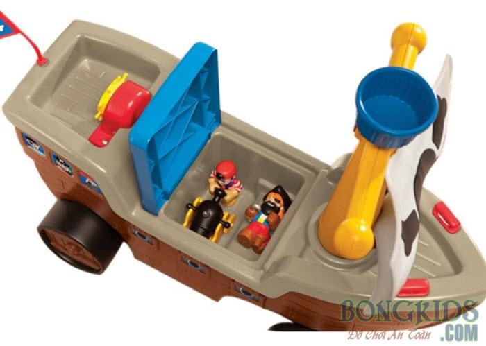 Xe chòi chân tàu cướp biển Little Tikes cho bé