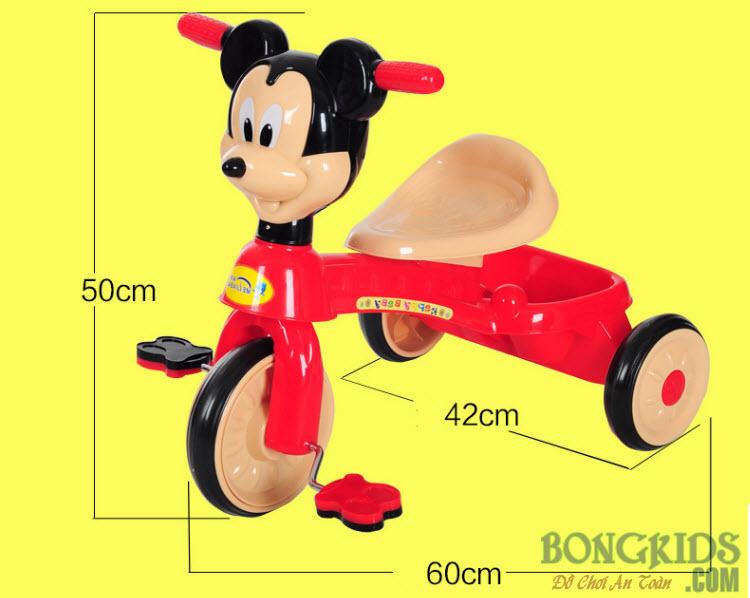 Kích thước xe đạp 3 bánh trẻ em 3018