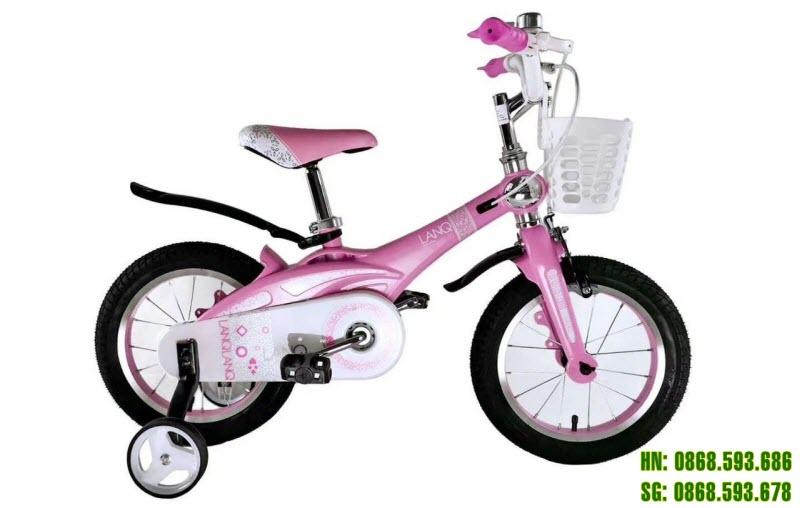 Xe đạp trẻ em cao cấp cho bé gái Lanq 43