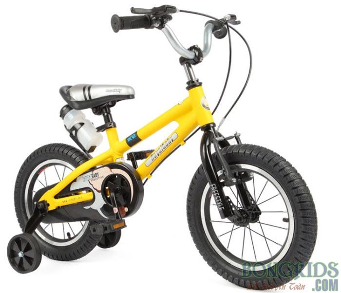 Xe đạp trẻ em RoyalBaby FreeStyle Aluminum màu vàng