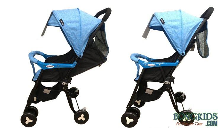 Xe đẩy cho bé SeeBaby QQ2 xanh