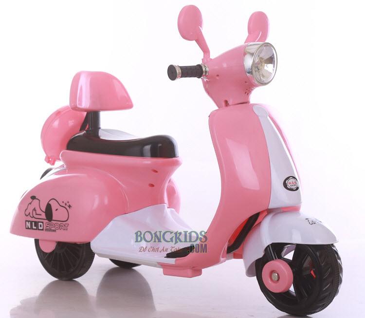 Xe máy điện trẻ em Vespa cho bé gái NLD-3279