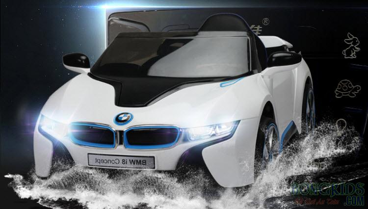 Xe Ô Tô Điện Trẻ Em I8 (2028) - Ghế Da Cao Cấp