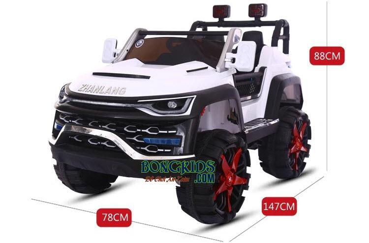 Kích thước xe ô tô điện trẻ em cá sấu 520NO1