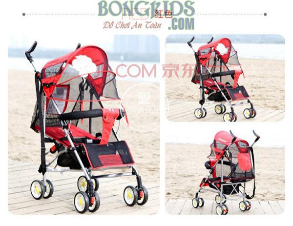 Xe đẩy cho bé Hope child baby HP - 308 màu đỏ