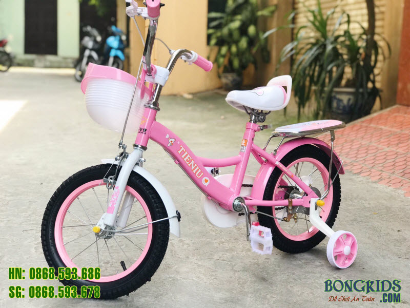 Xe đạp trẻ em 150 màu hồng 6