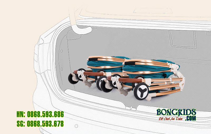Xe đa năng đẩy- nôi cho bé xf 518 10