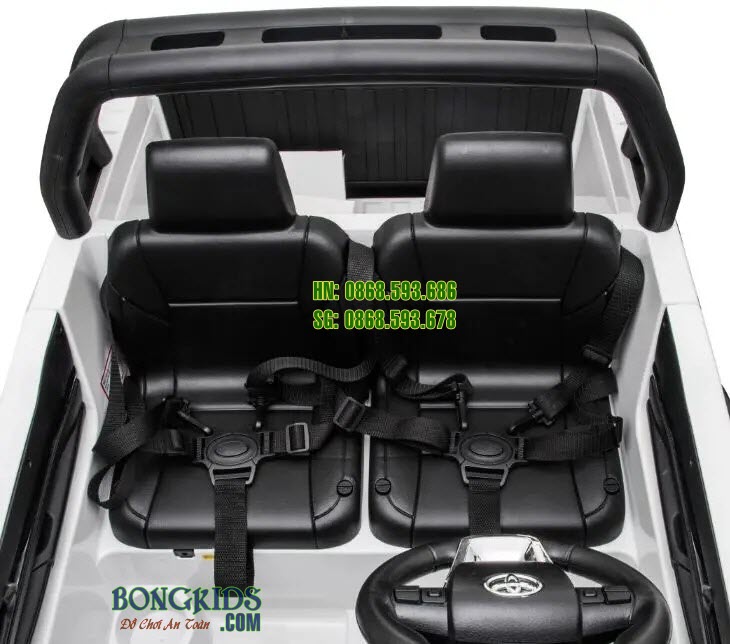 Xe ô tô điện trẻ em Toyota DKHL-850 Xe ô tô điện trẻ em Toyota DKHL850 - ghế rộng