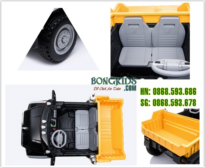 Nội thất - Xe hơi Mack Truck điện trẻ em Mercedes LB8822 Nội thất - Xe hơi Mack Truck điện trẻ em Mercedes LB8822