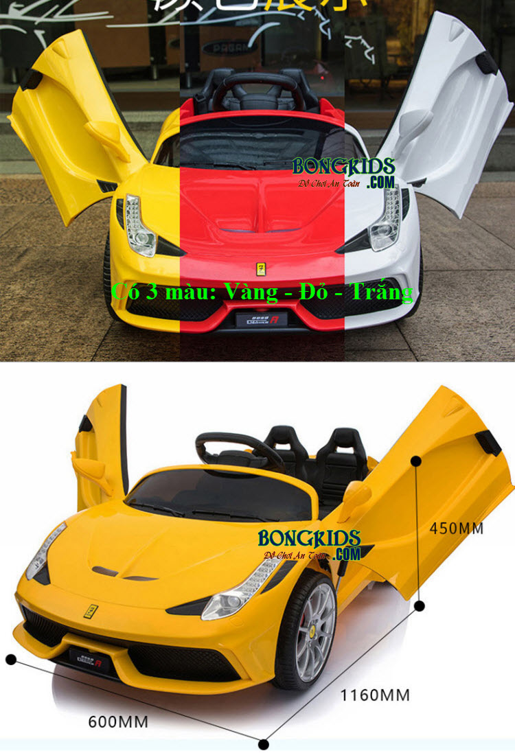 Xe ô tô điện trẻ em FC-8858 Xe ô tô điện trẻ em FC-8858 kích thước