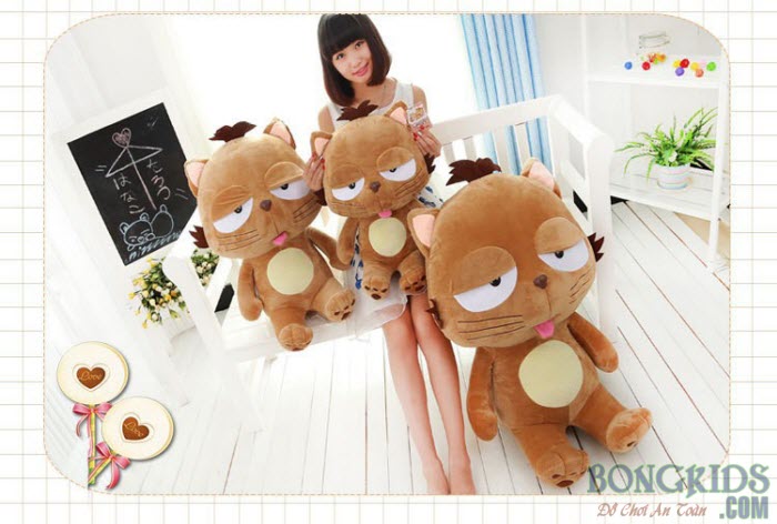 Mèo lươi Dinga nhồi bông cho bé Mèo lươi Dinga nhồi bông cho bé