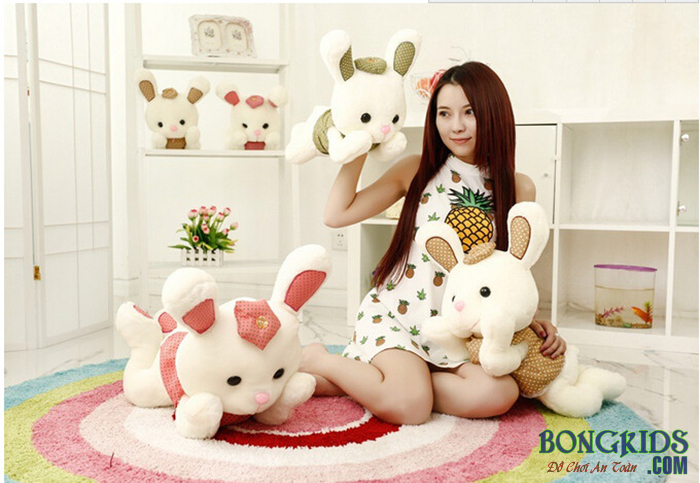 Thỏ nằm nhồi bông Thỏ nằm nhồi bông - 3