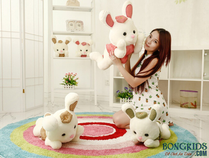 Thỏ bông diện váy - bongkids.com Thỏ bông diện váy - bongkids.com