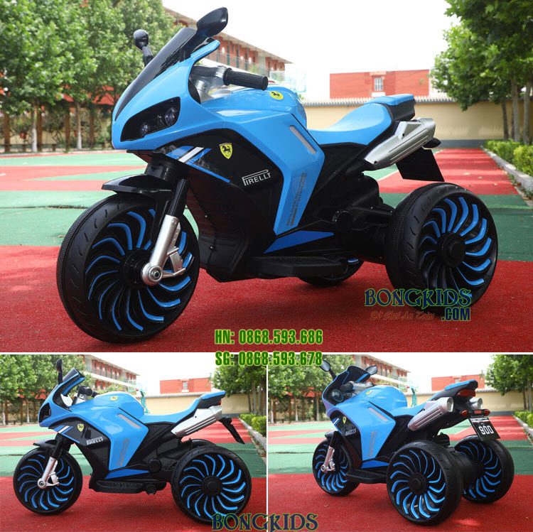 Xe Máy Điện Trẻ Em BLF-900 Màu Xanh Dương