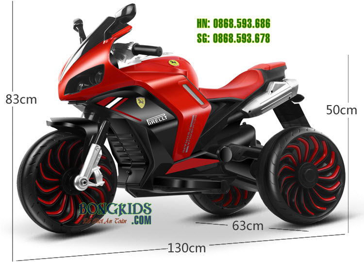 Size Xe Máy Điện Trẻ Em BLF900 