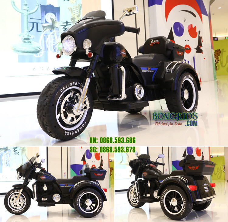 Xe mô tô điện trẻ em ABM-5288 đen