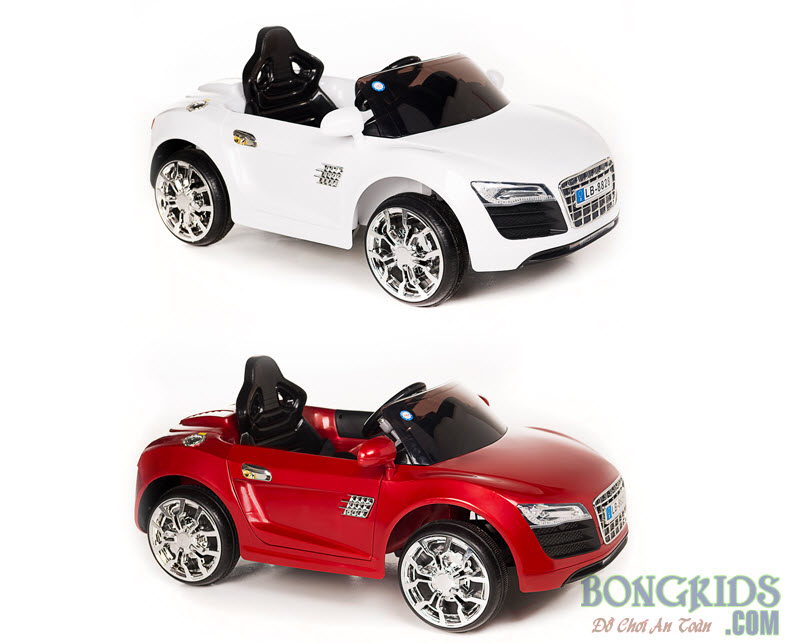 Hai màu xe ô tô điện trẻ em Audi R8 LB-8828