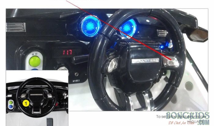 Chi tiết kỹ thuật của xe ô tô điện trẻ em SX-118