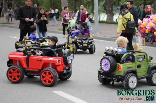 Cho thuê xe điện trẻ em - Một loại hình kinh doanh mới nổi