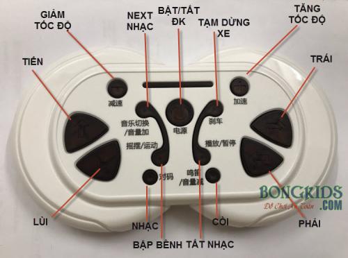 Cách sử dụng xe ô tô điện trẻ em tự lái - có điều khiển