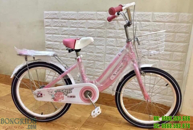 Xe đạp Xaming Hoa Trà xinh xắn cho bé gái nhiều size 1