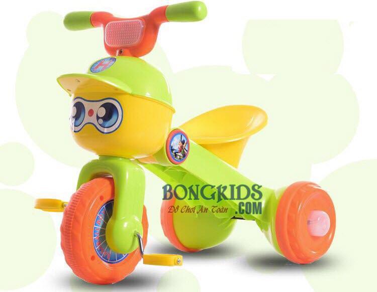 Xe ba bánh trẻ em gập gọn ABS2016 màu xanh lá Xe ba bánh trẻ em gập gọn ABS2016 1