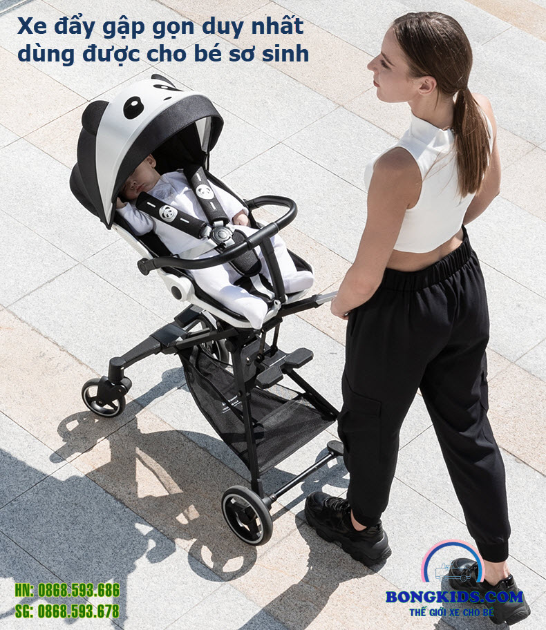 Xe đẩy gập gọn cao cấp Playkids X6-3 cho bé từ sơ sinh - 6 tuổi 1