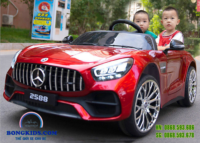 Xe ô tô điện trẻ em 2 chỗ ngồi Mercedes HM2588 1