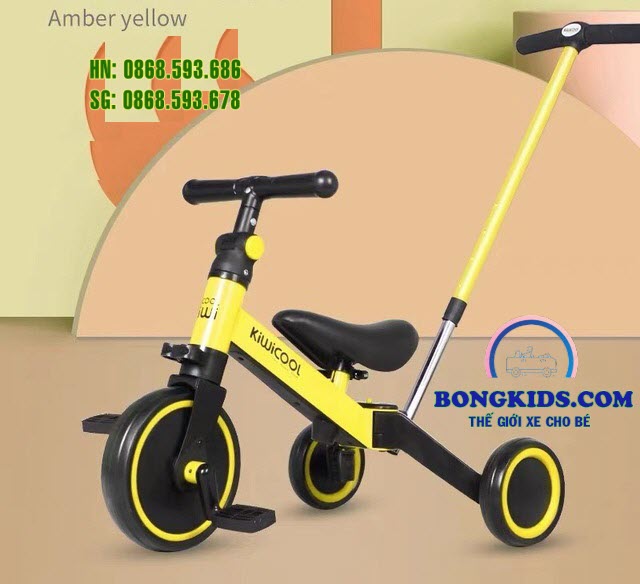 Xe 3 bánh cho bé 5 in 1 cao cấp chính hãng Kiwicool AS006T 1