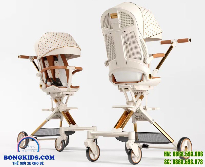 Xe đẩy gập gọn cao cấp Playkids X6-3 cho bé từ sơ sinh - 6 tuổi 1