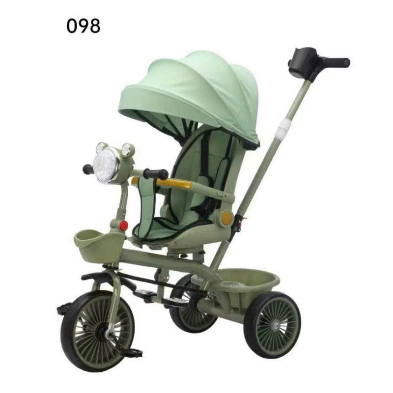 Xe đẩy 2 chiều 3 bánh 098 - ghế ngả cho bé nằm