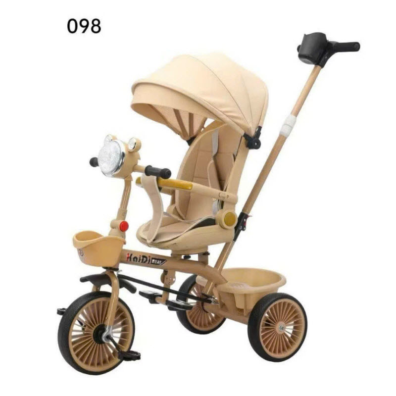 Xe đẩy 2 chiều 3 bánh 098 - ghế ngả cho bé nằm