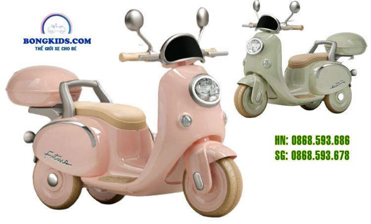 Xe mô tô điện trẻ em Vespa Fucture 618 cho bé 2-5 tuổi