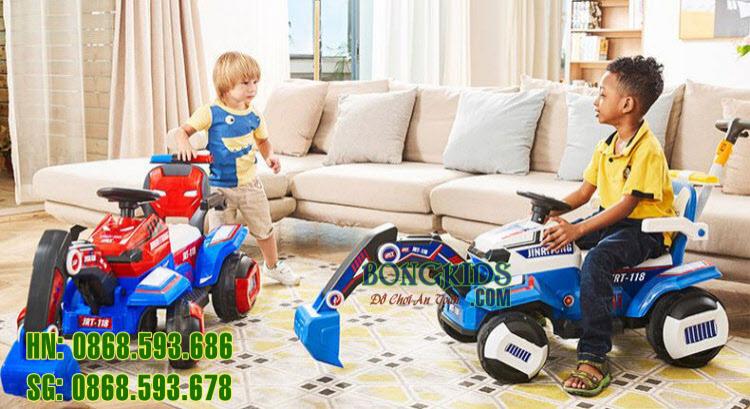 Xe cần cẩu điện cho trẻ em JRT-118