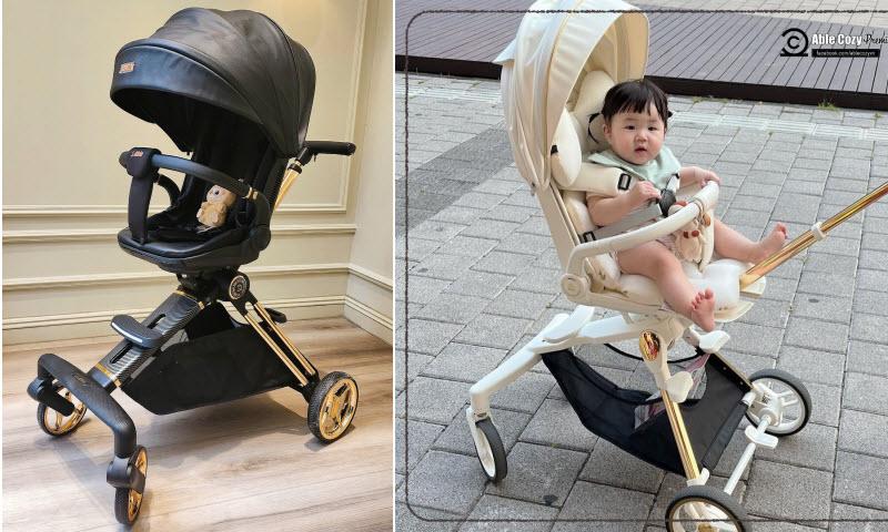 Xe đẩy Able Cozy Shine Hàn Quốc cao cấp cho bé vừa nằm vừa ngồi