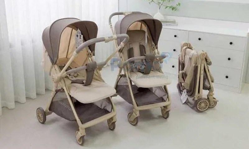 Xe đẩy 2 chiều 3 tư thế cao cấp cho bé sơ sinh Baobaohao A12