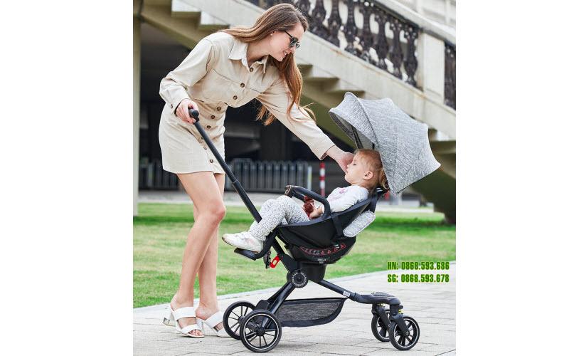 Xe đẩy Baobaohao V8 - Ngả 2 mức tiện dụng
